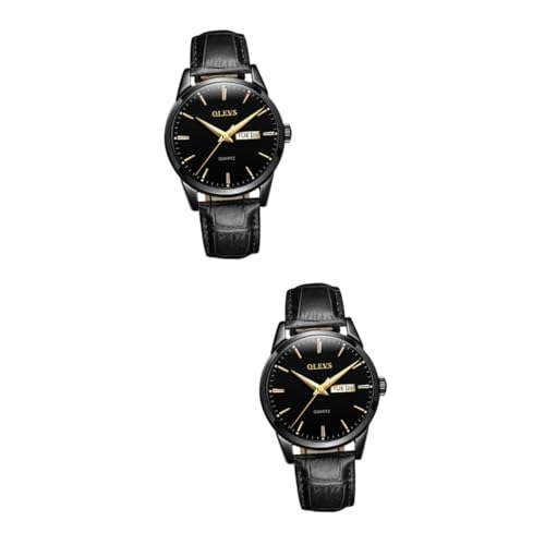 VALICLUD 2 STK Outdoor-Business-Uhr mechanische Armbanduhr machenic Uhr für Paar wasserdichte Armbanduhr draussen Anschauen Quarzuhren von VALICLUD