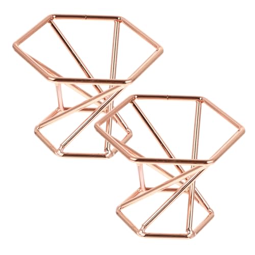 VALICLUD 2 STÜCK Edelstahl Powder Puff Halter Gold Langlebiger Schwammhalter zur Schnellen Trocknung und Stilvollen Aufbewahrung von Make Up Schwämmen für Frauen und Mädchen von VALICLUD