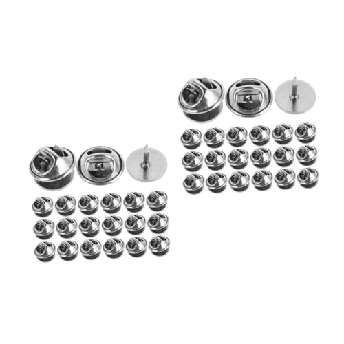 VALICLUD 2 Sätze 2 Sets Schmetterlingsschnalle Brosche Basis Einheitlicher Sicherungsstift Schmuckzubehör Anstecknadel Revers Abzeichen Ersatzrücken Krawattennadeln 20 Stück * 2 VALICLUD 2 Sätze 2 Sets Schmetterlingsschnalle Brosche Basis Einheitlicher Sicherungsstift Schmuckzubehör Anstecknadel Revers Abzeichen Ersatzrücken Krawattennadeln 20 Stück * 2 von VALICLUD