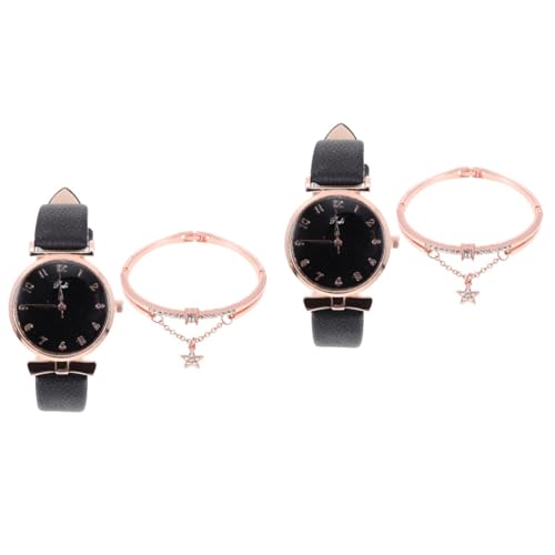 VALICLUD 2sätze Damen Armbanduhr Set Mit Armband Elegante Uhr Und Schmuck Für Besondere Anlässe Für Partys Und An Freundinnen von VALICLUD
