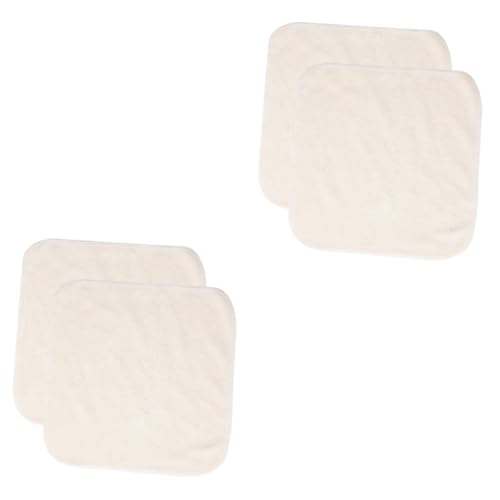 VALICLUD 2 Sätze Bambusfaserreinigungstuch Handtuch Tücher Peeling-waschlappen Sauber Gesichtsreinigungstuch Waschen Gesichtswaschpads Badezimmer Waschlappen Gesichtstuch Beige 2 Stücke * 2 von VALICLUD
