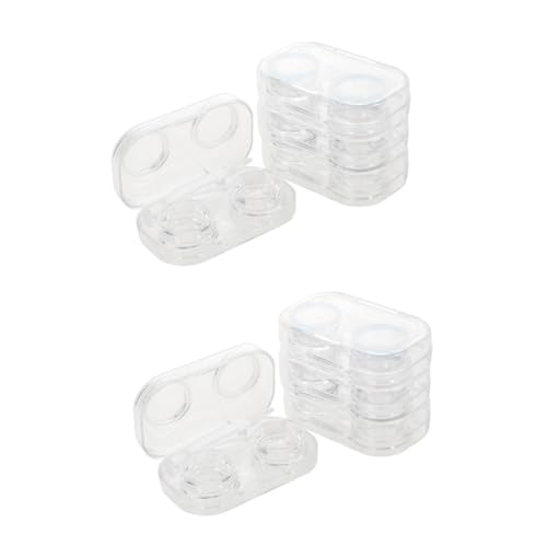 VALICLUD 2 Sätze Kontaktlinsenbehälter Linsenhalter Transparenter Behälter Linsenpflege Organizer Brillenaufbewahrung 4 Stücke * 2 VALICLUD 2 Sätze Kontaktlinsenbehälter Linsenhalter Transparenter Behälter Linsenpflege Organizer Brillenaufbewahrung 4 Stücke * 2 von VALICLUD