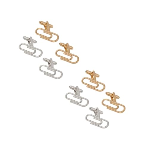 VALICLUD 2 Sätze Manschettenknöpfe Männer Schmuck Herrenhemden Manschettenknopf Cuffups T-shirt-ärmel-dekoration Hemdärmelknopf Hemdärmelverzierung Knopf Für Hemdärmel Kupfer 2 Paar*2 von VALICLUD