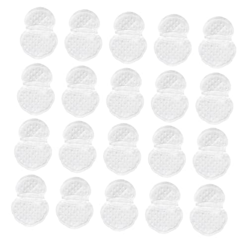VALICLUD 2 Sätze Schweißabsorbierende Aufkleber Schweißpräventionsmatte Achselhöhle Achselpad Schweißpräventionspad Achselschweißpad Schweißpads Achselmatte Staubfrei 20 Blätter * 2 von VALICLUD