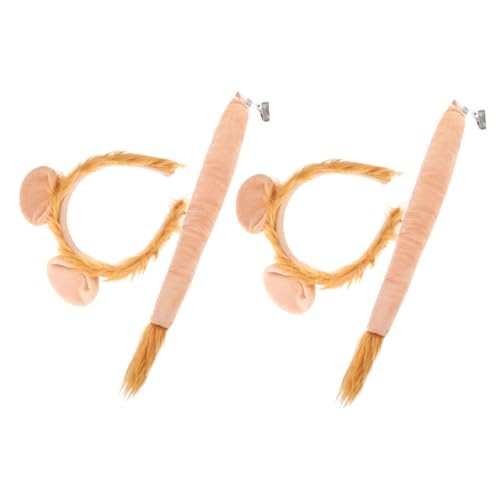 VALICLUD 2 Sätze Stirnband- -Set Kleinkind Party-Requisite Plüsch Kinderkostüm-Requisite Partyversorgung Party-Cosplay-Kostüm Festival Löwenkostüm Stoff Orange VALICLUD 2 Sätze Stirnband- -Set Kleinkind Party-Requisite Plüsch Kinderkostüm-Requisite Partyversorgung Party-Cosplay-Kostüm Festival Löwenkostüm Stoff Orange von VALICLUD