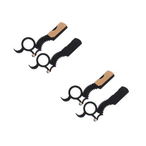 VALICLUD 2 Sätze Vintage Rasiermesser Für Männer Praktische Manuelle Rasierer Rutschfestem Für Bart Und Haarschnitte Verschiedenen Farben 2 Stücke * 2 von VALICLUD