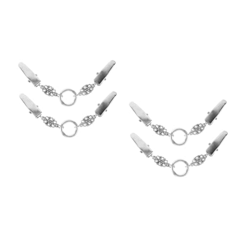 VALICLUD 2 Sätze Zusammengesetzter Goldener Hemdkragenclip Kleider Hemdkragenclips Schulterclips Canvas Messenger Modische Umhängetasche Hosenclip Trendige Umhängetasche 2 Stück * 2 von VALICLUD