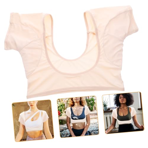 VALICLUD 2 Stk Oberteile Mit Bindegürtel Für Damen Sportliche Tanktops Für Damen Damenweste Sport-bhs Für Frauen Für Kleidung Unterhemden Kleidungsstück Schilde Stick-bhs Für Damen Deo-pads von VALICLUD