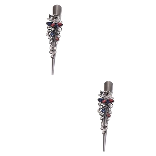 VALICLUD 2stücke Vintage Rhinestone Haarclip Elegante Haarspange Mit Bunten Kristallen Für Frauen Für Partys Und Alltagslooks VALICLUD 2stücke Vintage Rhinestone Haarclip Elegante Haarspange Mit Bunten Kristallen Für Frauen Für Partys Und Alltagslooks von VALICLUD