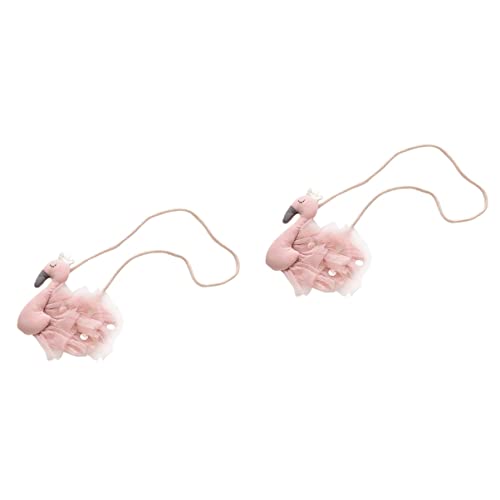 VALICLUD 2 Stk Umhängetasche Freizeittasche Für Kinder Tasche Aus Gewebtem Stoff Aufbewahrungstasche Für Münzen Schulter in Tierform Portemonnaie Kleines Mädchen Taschen Kleinkind von VALICLUD