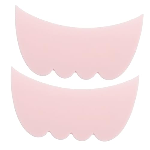 VALICLUD 2 Stück Augen-Make-up-Hilfe Eyeliner-Stempel Mascara-Schablone Lidschatten-Shaper-Tool Eyeliner-Schärfwerkzeug Wimpernschutz für Mascara Kieselgel Rosa von VALICLUD