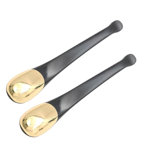 VALICLUD 2stücke Metall Augenmassagelöffel Für Gesichtscreme Hautpflege-zubehör Make-up-löffel Schönheitslöffel Kosmetiklöffel Zufällige Farbe von VALICLUD