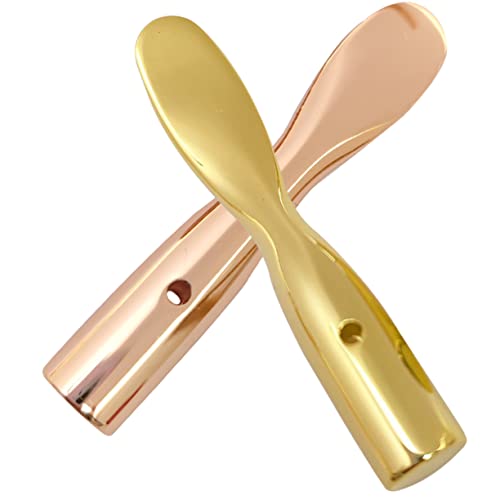 VALICLUD 2 Stück Augencremestift erhitztes Auge Augenbefeuchtung für Feuchtigkeitsspendend massagegerät Augenmassage Augencreme -Applikatorstock tragbarer Augencreme-Löffel Zinklegierung von VALICLUD