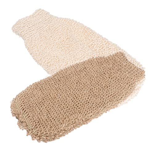 VALICLUD 2 Stück Badehandschuhe Badhandschuhe Peeling-Handschuh Duschreiniger waschen exfoliating glove exfoliate gloves handtücher Peelings Peeling-Waschlappen Körperwäscher betäuben Brown von VALICLUD