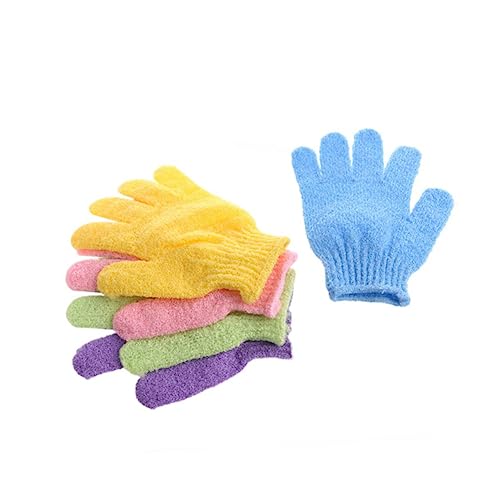 VALICLUD 2 Stück Badehandschuhe Und Badetuch Peeling Badehandschuhe Doppelseitiges Peeling Körperpeeling Handschuhe Für Körperpeeling Dusche Badehandschuhe Körperpeeling Peeling von VALICLUD