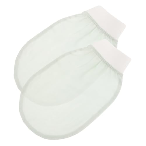VALICLUD 2 Stück Badetuch Handpeelinghandschuh Peeling-handschuhe Für Die Schönheit Peeling-rückenwäscher Peeling-körperpeeling Peeling-badehandschuh Peeling Mit Duschschrubber Green Rayon von VALICLUD