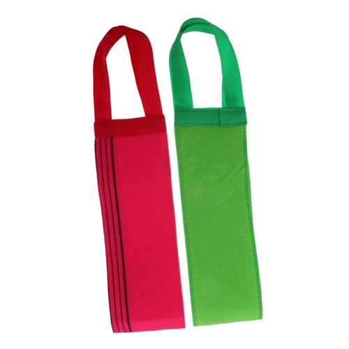 VALICLUD 2 Stück Badetuch Waschlappen Handtücher Waschlappen Peeling Rückenreibetuch Körperwäscher Peeling Asiatischer Peeling Waschlappen Japanischer Peeling Waschlappen von VALICLUD
