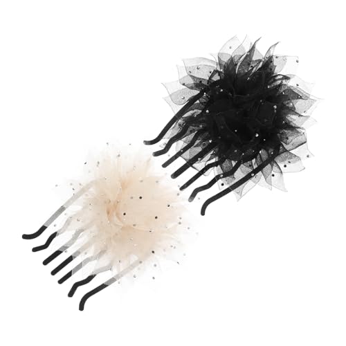 VALICLUD 2stücke Seitenkamm Für Haare Haarnadel Für Frauen Haarkamm Für Mädchen Haarspangen Für Braut Vintage Haarschmuck Mit Blumen Kopfschmuck Für Braut Zur Hochzeit von VALICLUD