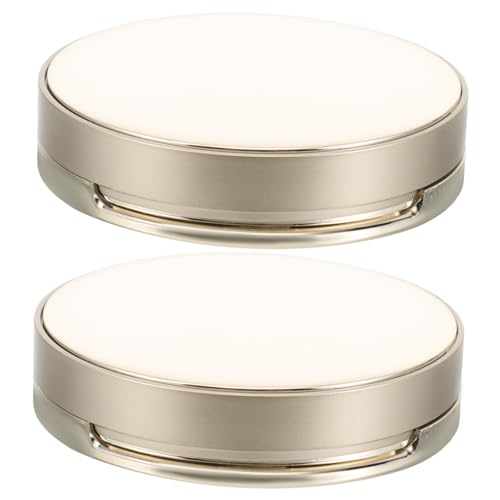 VALICLUD 2 Stück Box Reisebehälter Kissen Foundation Case Puderschwamm Case Face Compact Foundation Cushion Puff Compact Foundation Case Für Puderhüllen von VALICLUD
