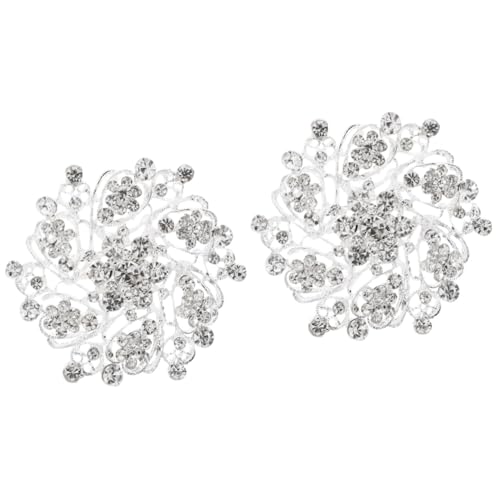 VALICLUD 2 Stück Brosche für Frauen abstecknadeln trachtenbrosche Kleidungsstück Brosche Brosche für Damen Blumennadel für Kleidung Hochzeitskleid Brosche Strasssteine Silver VALICLUD 2 Stück Brosche für Frauen abstecknadeln trachtenbrosche Kleidungsstück Brosche Brosche für Damen Blumennadel für Kleidung Hochzeitskleid Brosche Strasssteine Silver von VALICLUD