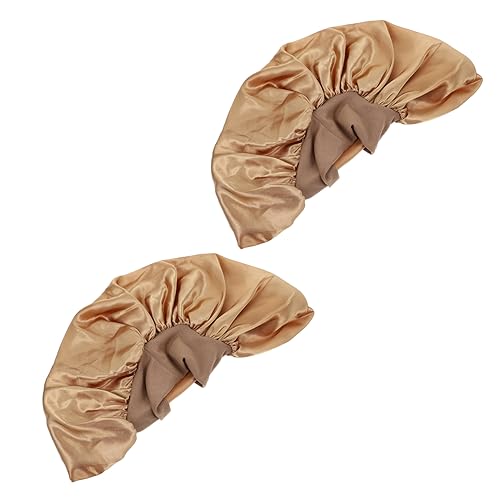 VALICLUD 2 Stück Duschhaube Elastische Badekappen aus Polyester Weich für Damen und Herren für Zuhause und Reisen Schützt das Haar Beim Duschen und Make Up von VALICLUD