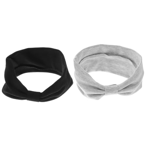 VALICLUD 2 Stück Elastisches Damen Haarband Breites Feuchtigkeitsabsorbierendes Stirnband mit Anti rutsch funktion für Yoga Laufen Fitness und Vielseitigen Sportgebrauch Dehnbar und von VALICLUD