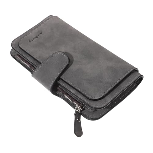 VALICLUD 2 Stück Elegante Damen-geldbörse Gefrostetes Pu Druckknopfverschluss Mehrere Taschen Für Frauen Und Mädchen von VALICLUD