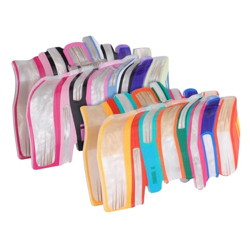 VALICLUD 2 Stück Farbblock-buchhalter Buch-haarklammer Lehrer-klauenklammern Zurück Haarclip Buchklauenklammer Stapel Stifte Haarspangen Für Dünnes Frauenhaar Styling Acryl VALICLUD 2 Stück Farbblock-buchhalter Buch-haarklammer Lehrer-klauenklammern Zurück Haarclip Buchklauenklammer Stapel Stifte Haarspangen Für Dünnes Frauenhaar Styling Acryl von VALICLUD