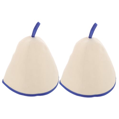 VALICLUD 2stücke Wollfilz Sauna Hut Für Damen Und Isolierte Sauna Für Russische Schickes Und Funktionales Zubehör Für Entspannende Wellness-erlebnisse von VALICLUD