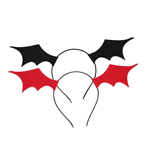 VALICLUD 2stücke Halloween Haarreif Mit Fledermaus-flügeln Und Stirnband Für Kostümpartys Und Cosplay Perfektes Haarschmuck Für Erwachsene von VALICLUD