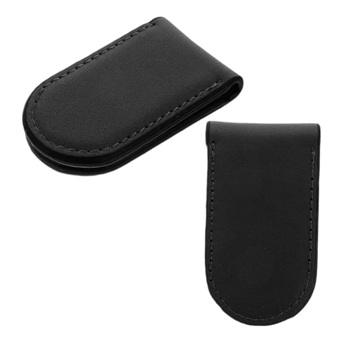 VALICLUD 2 Stück Tragbarer Magnetischer Geldclip Für Herren Pu Geldscheinklammer Minimalistischer Bargeldhalter Für Karten Und Geld Für Reisen Und Büro von VALICLUD