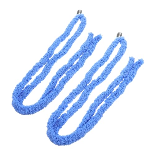 VALICLUD 2stücke Handgemachte Woll-dreadlock Extensions Blau Chunky Yarn Locs Für Kreative Frisuren Vielseitige Haaraccessoires Für Frauen Und Männer Für Verspielte Zöpfe Und von VALICLUD