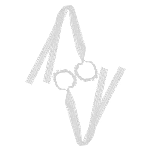 VALICLUD 2stücke Spitze Haargummis Elastische Haarseile Für Zöpfe Haargummis Mit Schleife Für Frauen Haarschmuck Für Pferdefrisuren Partygeschenke von VALICLUD