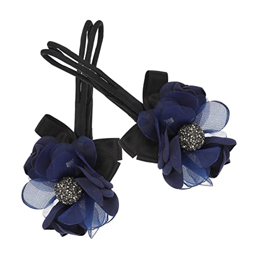 VALICLUD 2 Stück Haargummis Mit Blumenmuster Transparente Elastische Haargummis Haarschmuck Für Zöpfe Haarringe Geformtes Haar Kleine Elastische Haargummis Haarschmuck Für Mädchen von VALICLUD