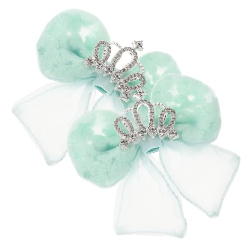 VALICLUD 2 Stück Haarnadel Haarspangen Kleine Krokodilklemmen Kleine Schnapphaarspangen Mini Haarschleifen Mädchen Niedliche Accessoires Haarspangen Hochzeit Für Haare Kleinkind Metall von VALICLUD