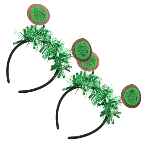 VALICLUD 2stücke Kopfschmuck Obst Design Für Party Und Festivitäten Grün Kreativer Haarschmuck Für Junge Mädchen von VALICLUD