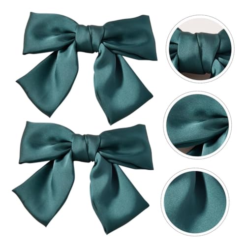 VALICLUD 2 Stück Haarschleifen clips aus Hochwertigem Seidenmaterial Leicht und Langlebig mit Süßer Schleifenoptik für Mädchen und Frauen Modisches Haaraccessoire für Charmanten Look von VALICLUD