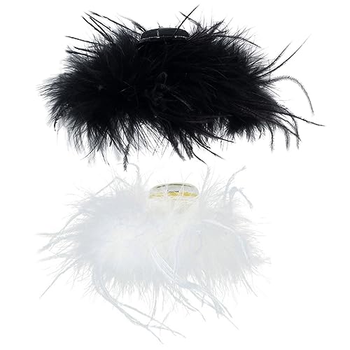 VALICLUD 2stücke Haarklammern Federhaarklammer Für Frauen Dekorativ Leicht Tragbar Haaraccessoire Haarspangen Federklammer Haarklammern Für Frauen Zubehör Für von VALICLUD