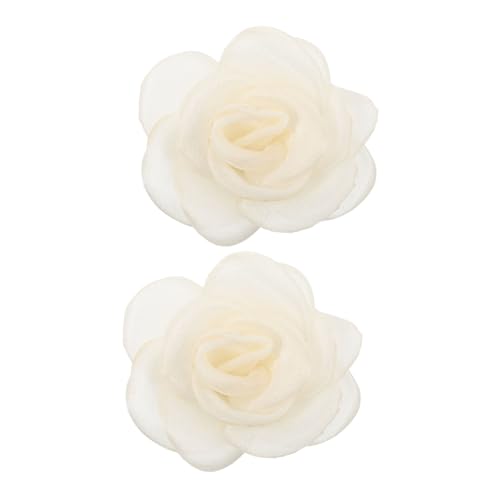 VALICLUD 2 Stück Handgefertigte Rosen Schuh Sandalen Dekorations Accessoires Schuh Clips Charm Clip Auf Blumen Für Schuhe Blumen Slipper von VALICLUD