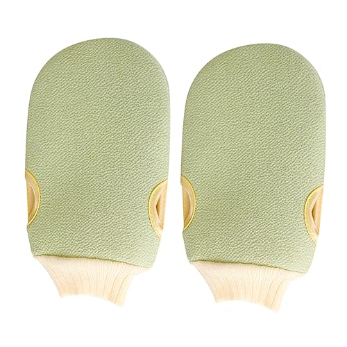 VALICLUD 2 Stück Handschuhe Schrubben Körperpeeling Dusche Luffa Männer Peelinghandschuh Für Abgestorbene Haut Bad Handtuch Sanfte Haut Handtücher Peeling-handschuh Green VALICLUD 2 Stück Handschuhe Schrubben Körperpeeling Dusche Luffa Männer Peelinghandschuh Für Abgestorbene Haut Bad Handtuch Sanfte Haut Handtücher Peeling-handschuh Green von VALICLUD