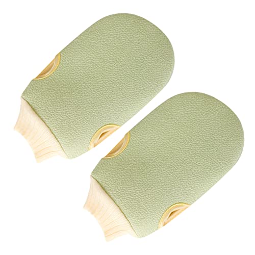 VALICLUD 2 Stück Handschuhe Schrubben Peelinghandschuh Für Abgestorbene Haut Körper Handschuhe Für Bad Peelinghandschuhe Dusche Luffa Männer Reinigung Sanfte Haut Green VALICLUD 2 Stück Handschuhe Schrubben Peelinghandschuh Für Abgestorbene Haut Körper Handschuhe Für Bad Peelinghandschuhe Dusche Luffa Männer Reinigung Sanfte Haut Green von VALICLUD