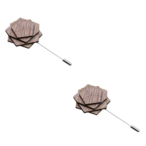 VALICLUD 2stücke Floral Anstecknadel Für Dekorative Boutonniere Für Anzug Kreative Blumenbrosche Stilvolle Krawattennadel Für Hochzeiten Und Besondere Anlässe von VALICLUD