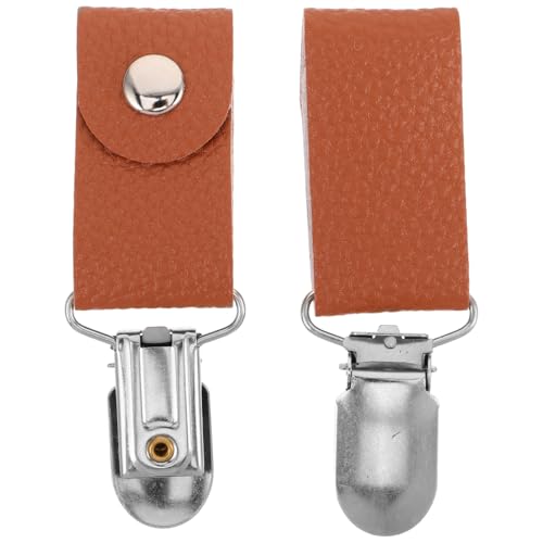 VALICLUD 2stücke Reise Hutclip Pu Und Zinklegierung Multifunktionale Und Leichte Huthalter Für Rucksack Und Gepäck Stilvolle Und Praktische Aufbewahrungslösung Für Outdoor-aktivitäten von VALICLUD