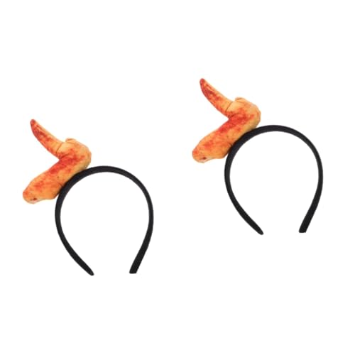 VALICLUD 2 Stück Imitations Lebensmittel Stirnband Haarspangen Stirnbänder Haaraufsätze Kopfbandana Simulations Lebensmittel Stirnbänder Niedliches Stirnband Simulations Lebensmittel von VALICLUD