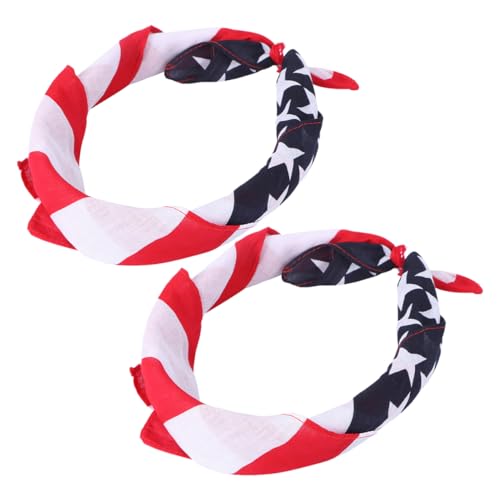 VALICLUD Kleiner Schal Mit Nationalflaggen-aufdruck Multifunktionales Accessoire Stirnband Halstuch Haarwickel Für Damen Und Herren von VALICLUD