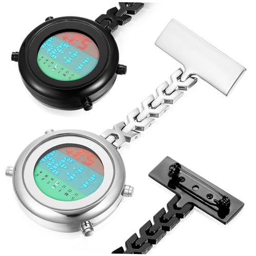 VALICLUD 2 Stück Krankenschwester Brosche Taschenuhr goldene Uhr Damenuhren zweite Krankenschwester Uhr Nurse Watch Damen Armbanduhr Hängende Taschenuhren kleine Taschenuhr Rostfreier Stahl VALICLUD 2 Stück Krankenschwester Brosche Taschenuhr goldene Uhr Damenuhren zweite Krankenschwester Uhr Nurse Watch Damen Armbanduhr Hängende Taschenuhren kleine Taschenuhr Rostfreier Stahl von VALICLUD