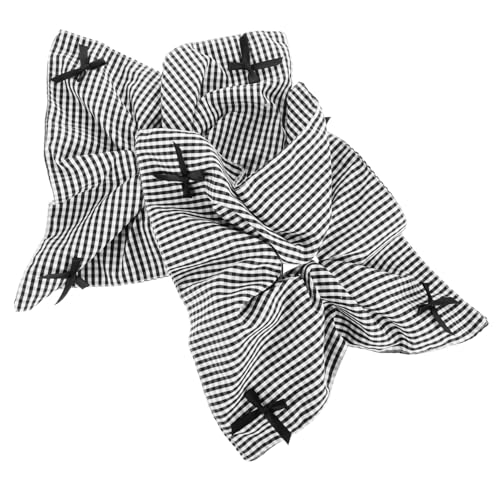 VALICLUD 2stücke Große Haarschleifen Aus Stoff Für Damen Elastische Haargummis Für Mädchen Haar-accessoires Für Dickes Haar Vielseitige Styling-optionen Für Alltag Und Arbeit von VALICLUD