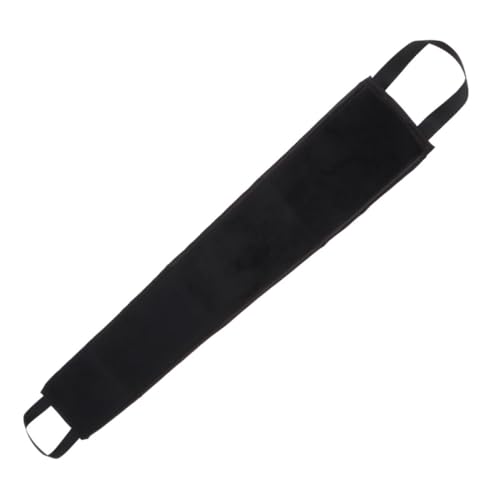 VALICLUD 2 Stück Langstreifen Badetuch mit Komfortband Weiches Peeling Waschband für Sanftes Hautpeeling und Selbstbräunungsöl Auftrag Teiliges Schwarz Langlebig und Hautfreundlich von VALICLUD