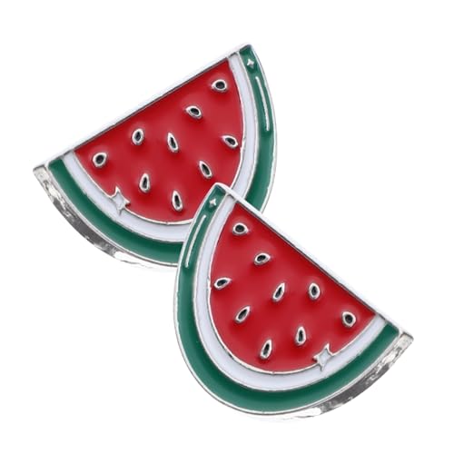 VALICLUD 2 Stück Legierungsbrosche Stift Wassermelonen-anstecknadel Für Geformt Glänzend Brosche in Wassermelonenform Wassermelonen-knopfnadel Dekoration Kleidung Ansteckbrosche Rot VALICLUD 2 Stück Legierungsbrosche Stift Wassermelonen-anstecknadel Für Geformt Glänzend Brosche in Wassermelonenform Wassermelonen-knopfnadel Dekoration Kleidung Ansteckbrosche Rot von VALICLUD