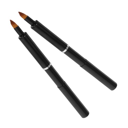 VALICLUD 2 Stück Lippenstiftpinsel Tragbarer Lip Gloss mit Weichen Borsten für Präzises Auftragen von Lippenstift und Concealer für Makeup Anwendungen Unterwegs von VALICLUD